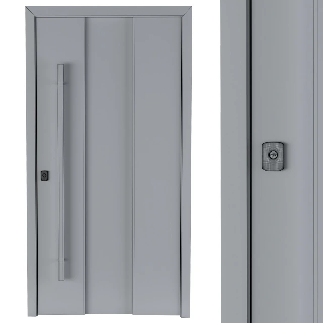 Door Wooden and Glass — Descargar