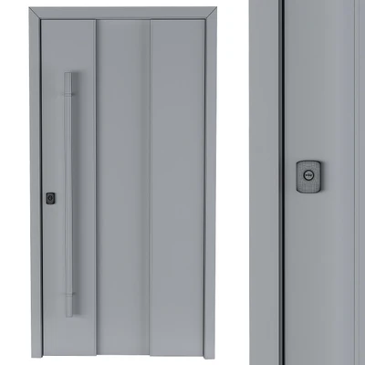Door Wooden and Glass — Ver 4