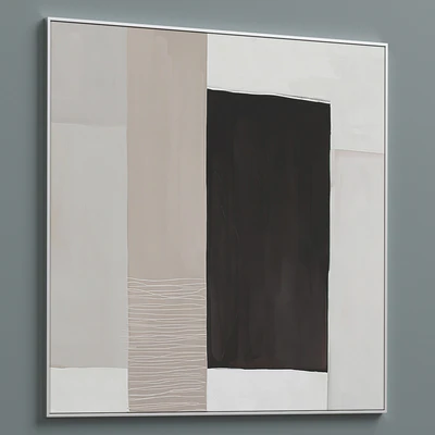 Large Abstract Neutral Wall Art C-440 — Вид 5