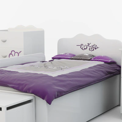 Childrens furniture Orchid Violet — Ver 3