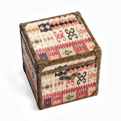 Kilim Cube Chest — Ver 3