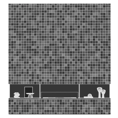 Decorative wall with EcoSmart Fire 2 fireplace — Ver 7