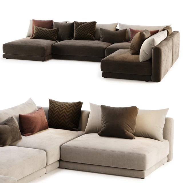 Katarina Corner Couch Sofa By Blanche — Descargar