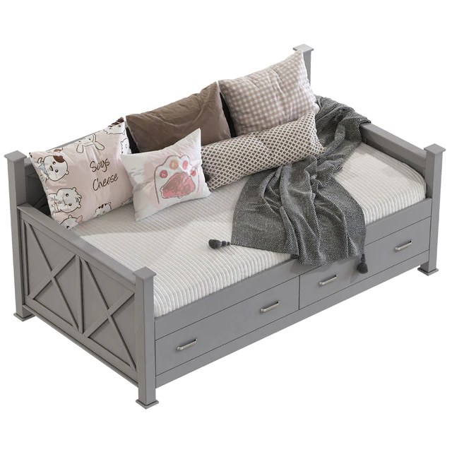 Кровать-диван  Pasadena Twin Solid Wood Daybed — Скачать
