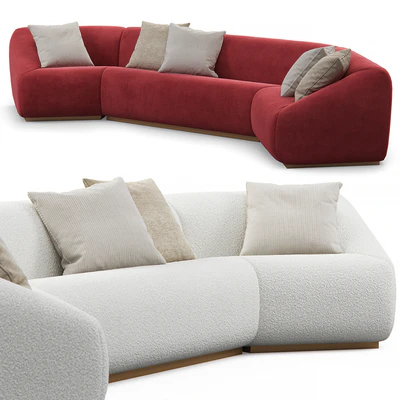 Stahl band pouf sectional sofa — Ver 1