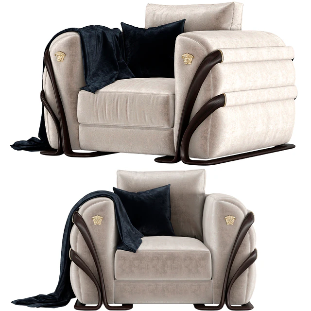 Versace home Medusa armchair — Descargar