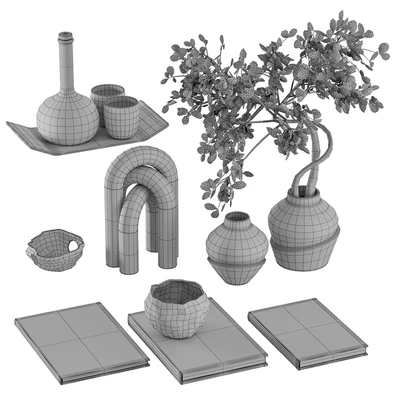 98 Decorative Set with branches — Вид 6
