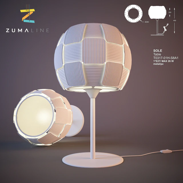 Zuma Line SOLE T0317-01H-S8A1 — Descargar