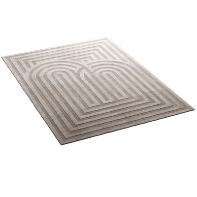 classic beige rectangular rug by feyyn — Скачать