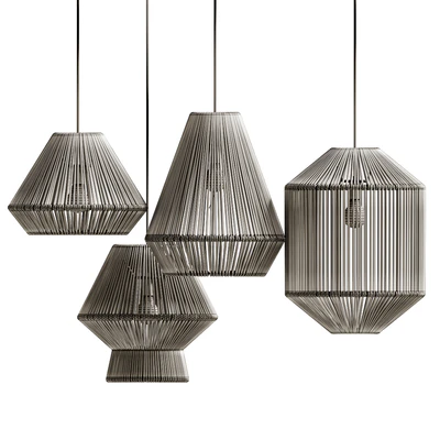 Westlake Seagrass Beige Pendant Shade Home Decor — Ver 2