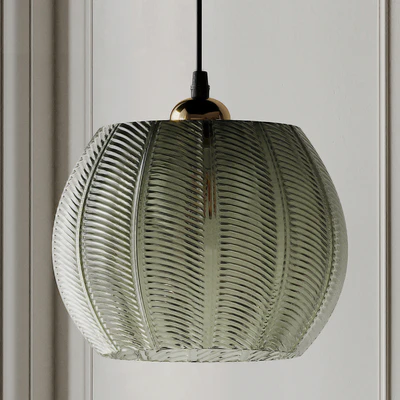 Louis Green Glass Pendant Light from Beaumonde — Вид 1