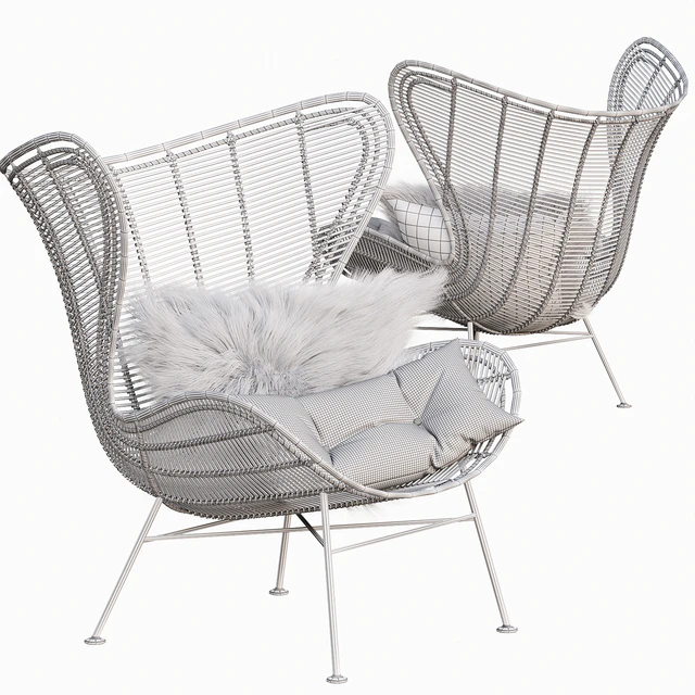 AVE HK Living Natural Rattan Egg Chair — Descargar