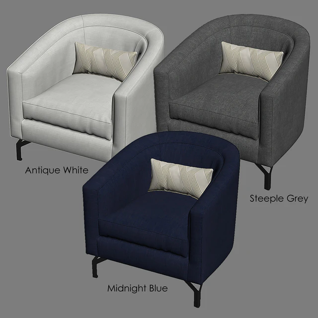 Annette Cabriole Armchair — Скачать