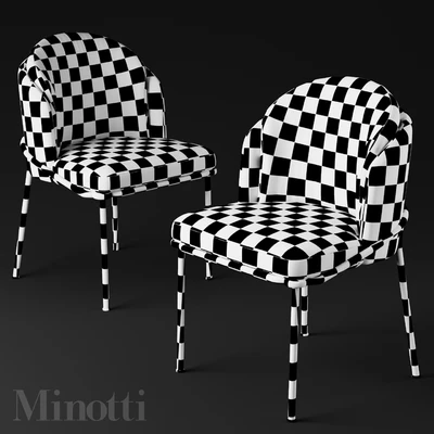 Dining chairs Minotti Fil noir — Ver 2