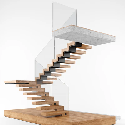 Modern interior stair 02 — Ver 7