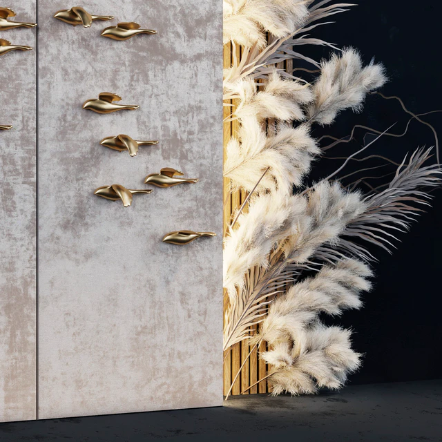 Decorative panel Birds Gold 5 — Descargar