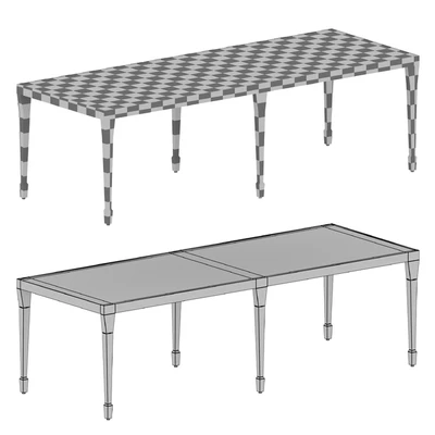 Silviano Rectangular Iron Coffee Table (Crate and Barrel) — Ver 3