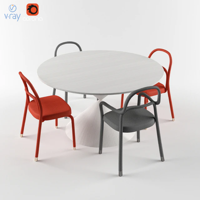 Midj Clessidra Table And Chair — Descargar