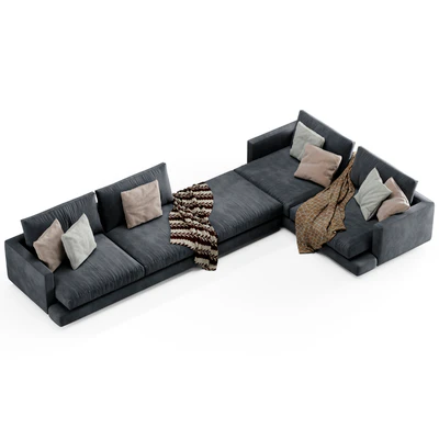 Flexform Long Island Sofa Set 01 — Ver 6