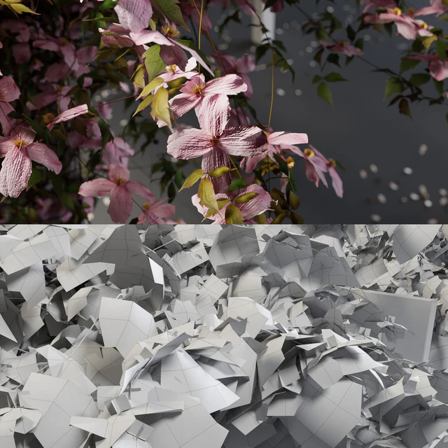 Pergola with flowers — Descargar