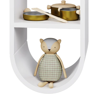 Wall shelf Mallory Kids with decor by Crate and Barrel / Crate and Kids — View 7