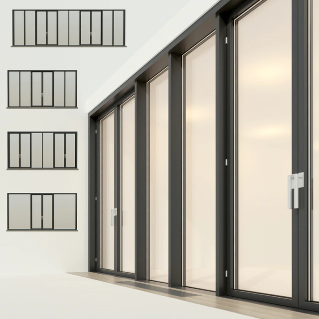 Panoramic glazing. Stained glass window 21 — Descargar