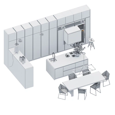 Kitchen Piet Boon SIGNATURE (vray GGX, corona PBR) — Ver 3