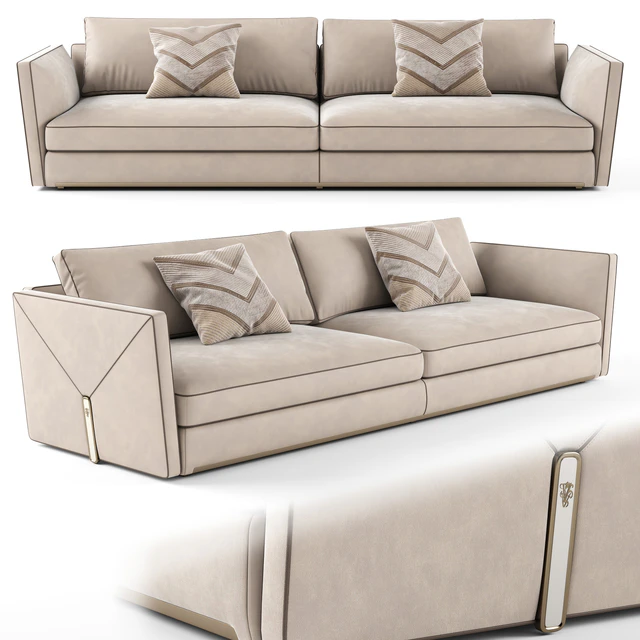 Visionnaire Bastian 3 seater sofa 01 — Скачать