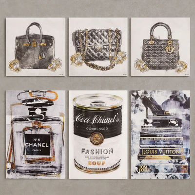10 canvas fashion art — Ver 1