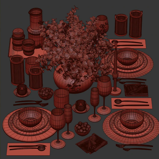 Tableware B016 — Скачать