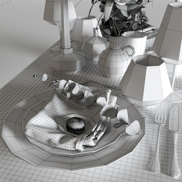 Table setting D 1 (vray NEXT) — Descargar