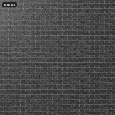 aggregate running concrete block wall texture black — Вид 6