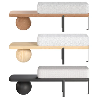 Designer banquette for the hallway in the style of Casa Padrino — Ver 1