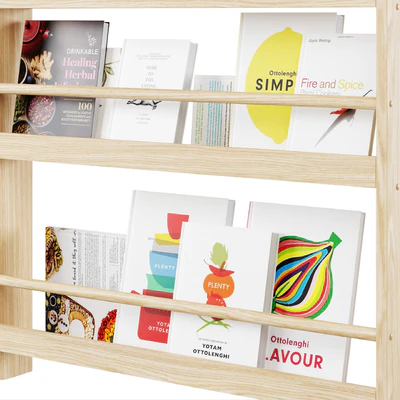 Wall mounted cookbook shelf by Minime — Ver 5