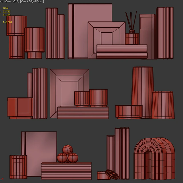 Decor shelf set 15 — Скачать