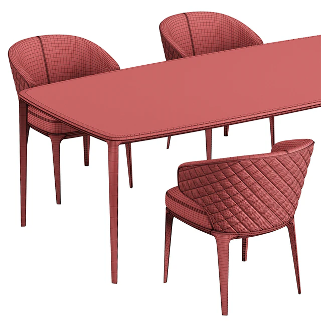 ATOM Стул Poliform HENRY Стол — Скачать