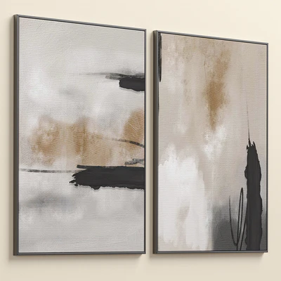 Abstract Neutral Wall Art C-437 — Ver 6