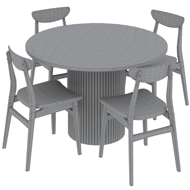 Hill Dining Table and Rodham Chair — Descargar