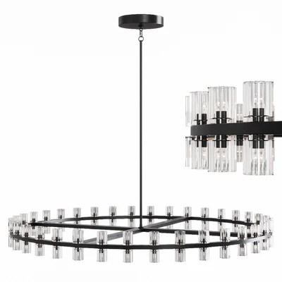 Restoration Hardware ARCACHON ROUND CHANDELIER 60 Black — Вид 1