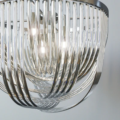 Chandelier fine glass / silver 20MD3279-6 Chandelier fine glass / silver — Ver 2
