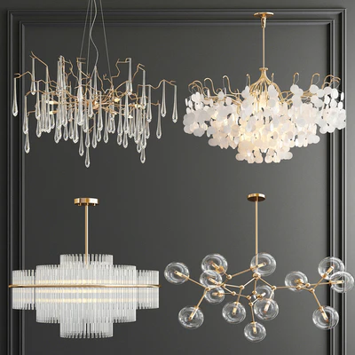 Four Exclusive Chandelier Collection 58 — Ver 1
