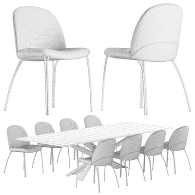 Cattelan Italia Lancer table Holly chair set — Вид 6