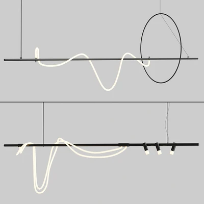 Slatted lamp collection — Ver 6