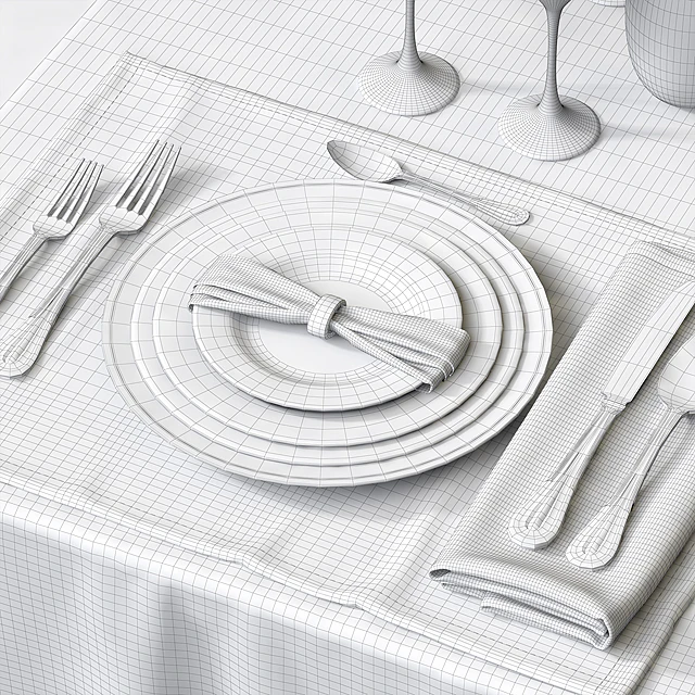 Сервировка стола / Table setting — Скачать