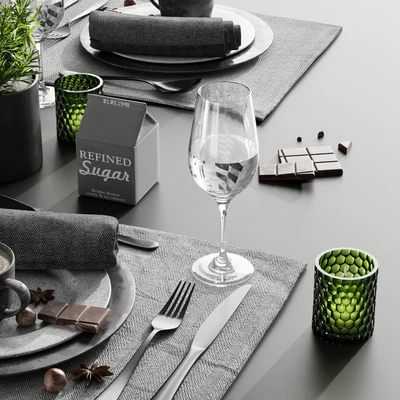 Table setting 2 — Ver 5