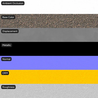 exposed aggregate concrete retaining wall texture grey — Вид 6