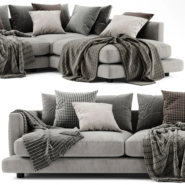 Flexform Long Island Chaise Longue Sofa — Descargar