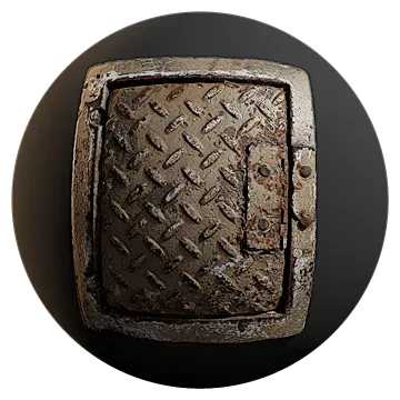 worn manhole cover 002 — Descargar