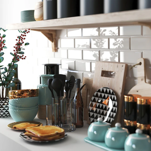 set611 -kitchen cyan — Descargar