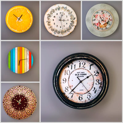 Collection of wall clocks handmade — Ver 1